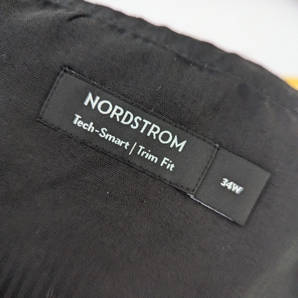 Nordstrom Tech Wool Trousers Dress Pants - Picture 3 of 5